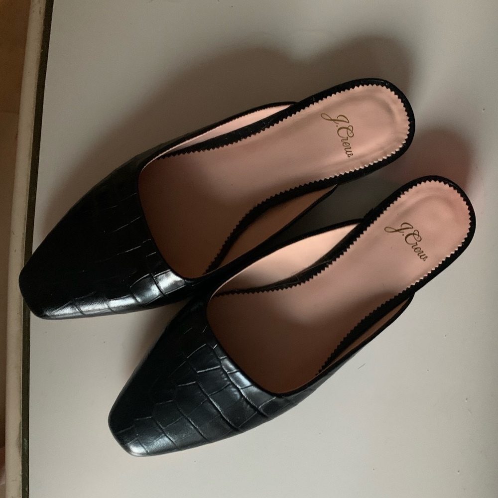 J crew leather flats size 7